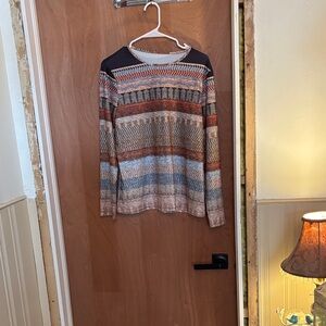 Source Unknown Womens’
 Earth Tone Crewneck Sweater